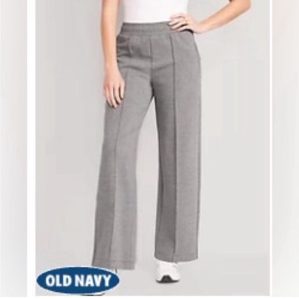 Old Navy High Waisted Dynamic Fleece Pant Gray XL.